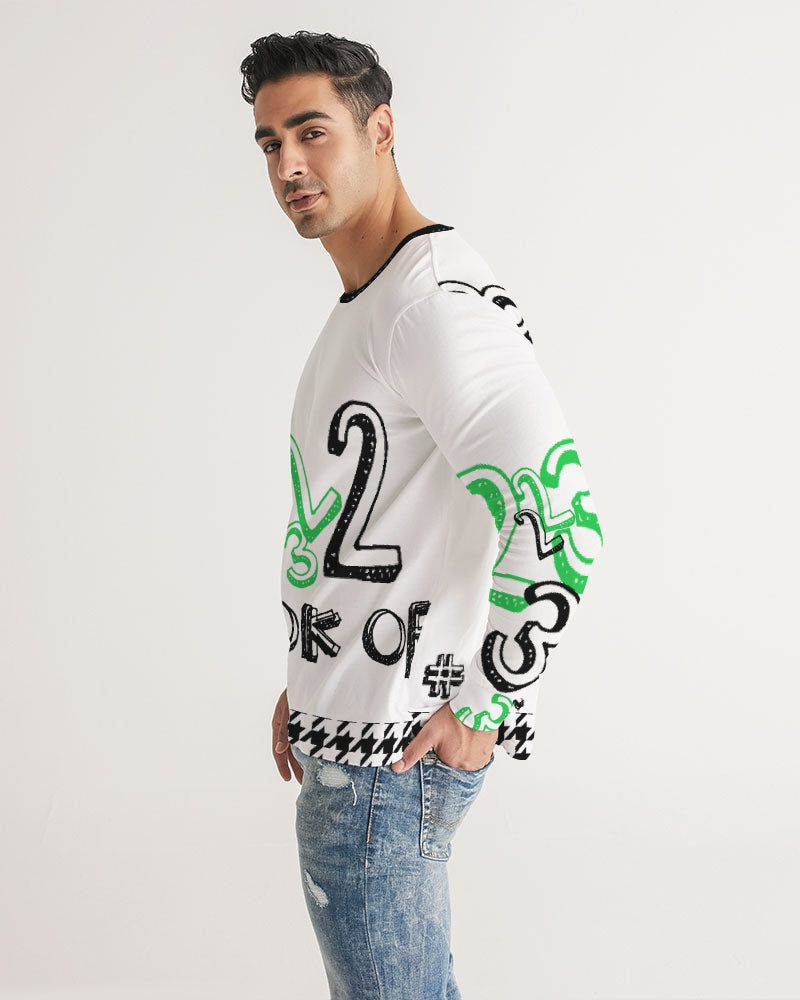 BOOK OF NUMBERS Men's All-Over Print Long Sleeve Tee